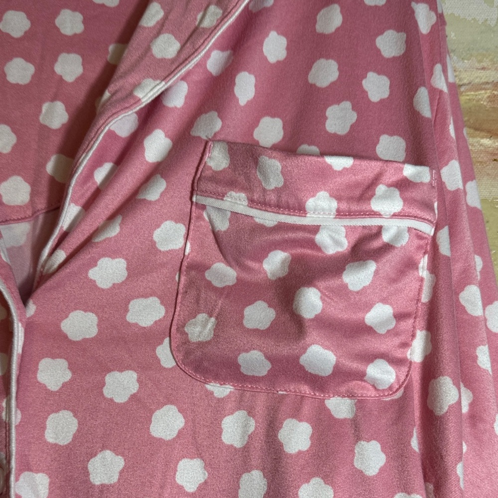 Kate Spade Pink and White Medium Pajama Set - Picture 2 of 6